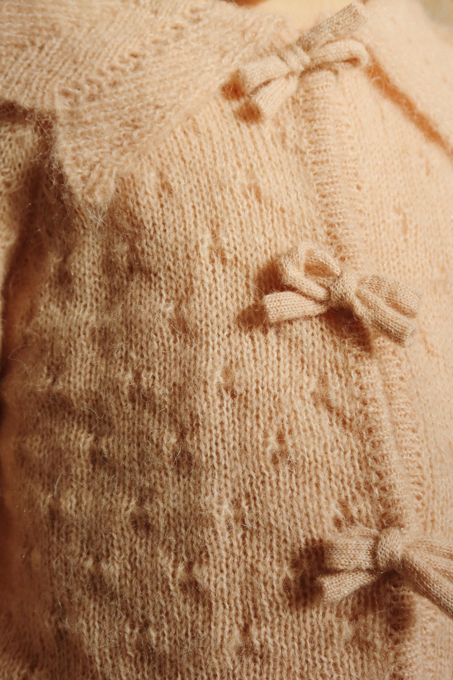 Smilla Knit Cardigan, Light Rose