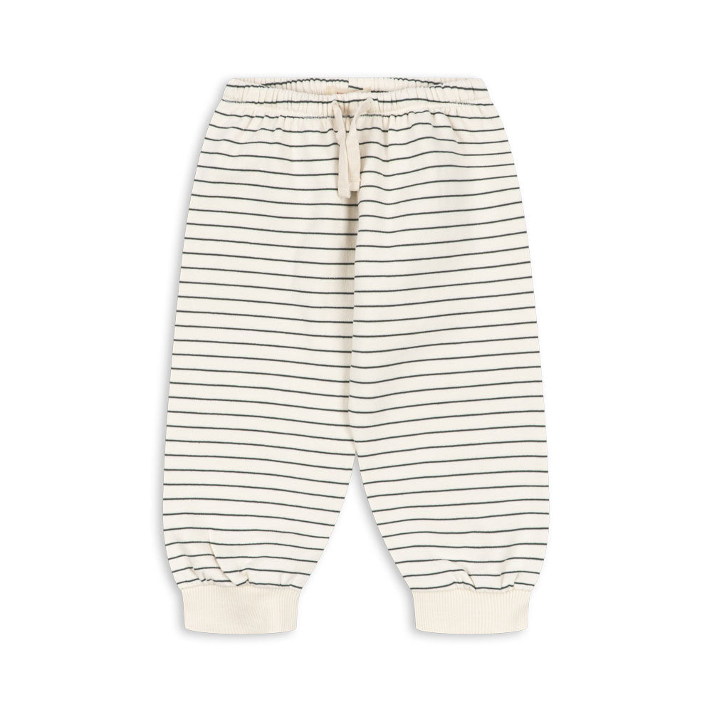 Amio Sweat Pants OCS, Cilantro Stripe