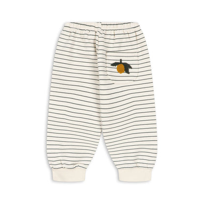 Amio Sweat Pants OCS, Cilantro Stripe