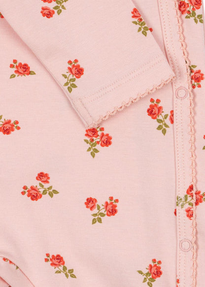 Basic Newborn Onesie GOTS, Rosa Pink