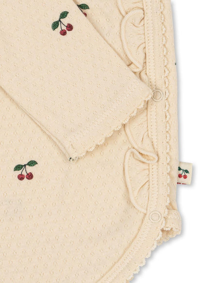 Sui Newborn Frill Body GOTS, Cherry