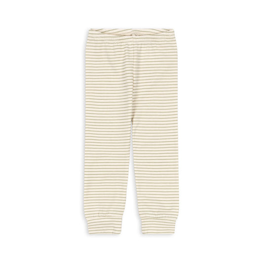 Basic Pants GOTS, Tea Stripe