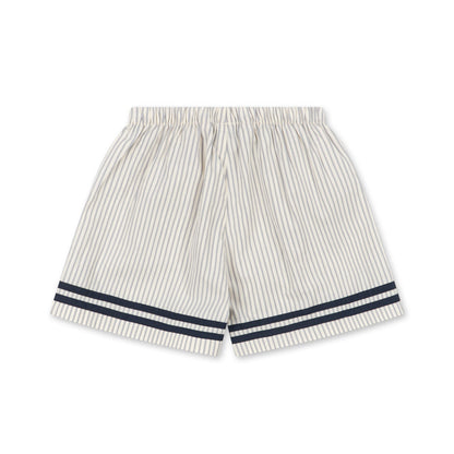 Allie Sailor Shorts GOTS, Bleu Stripe