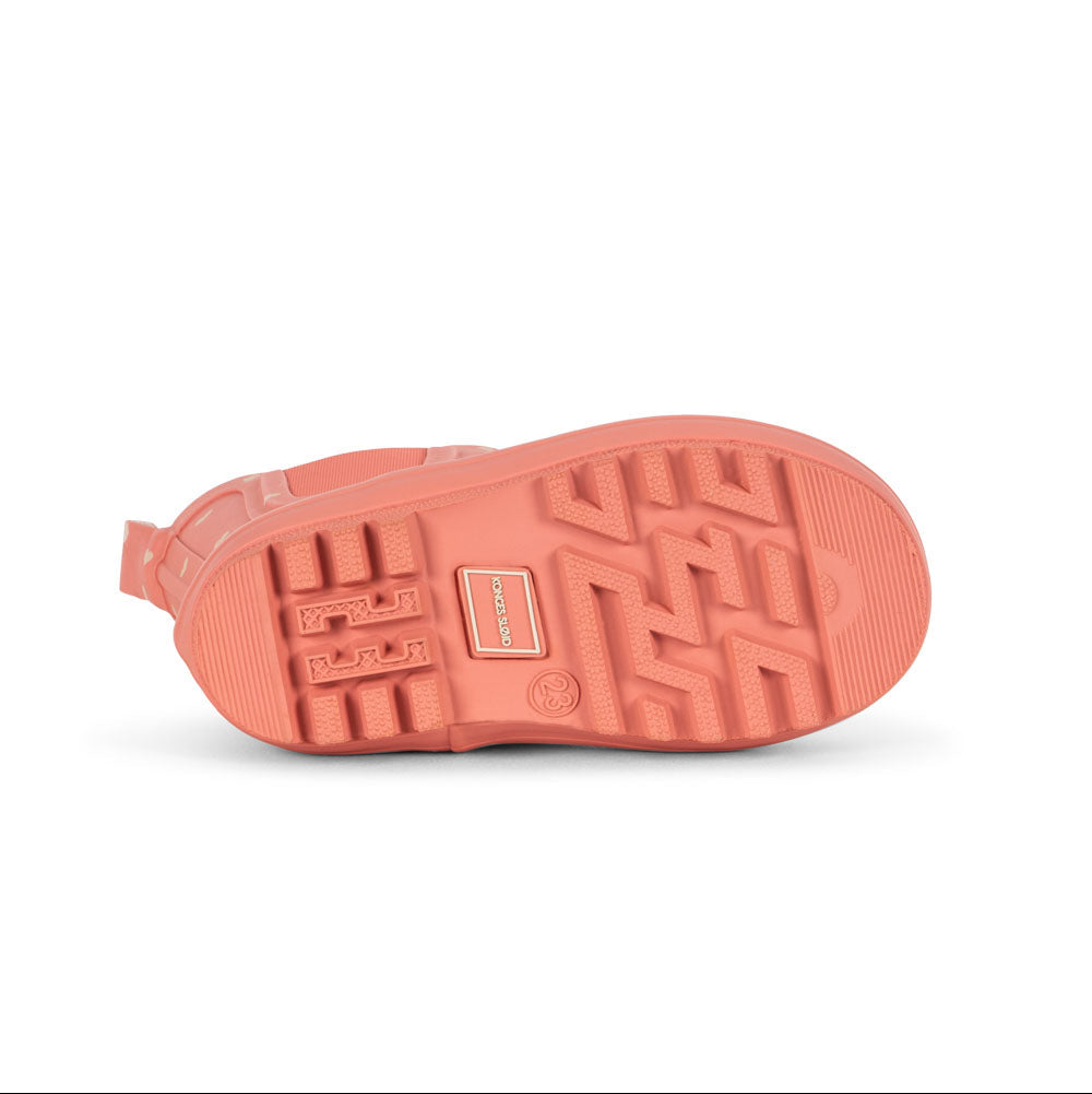 Roi Printed Rain Boots, Coeur Feathers