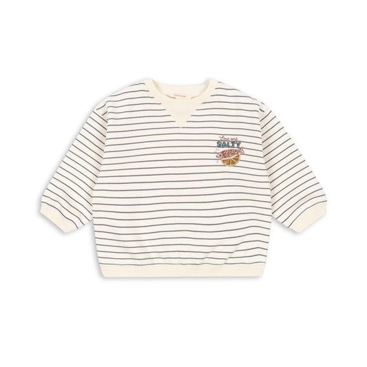 Amio Sweat Shirt OCS, Captains Blue/Antique White