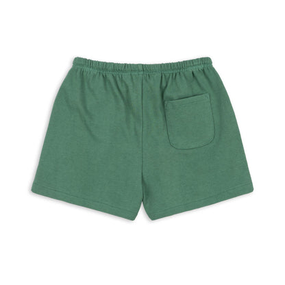 Spotty Sweat Shorts GOTS, Dark Ivy