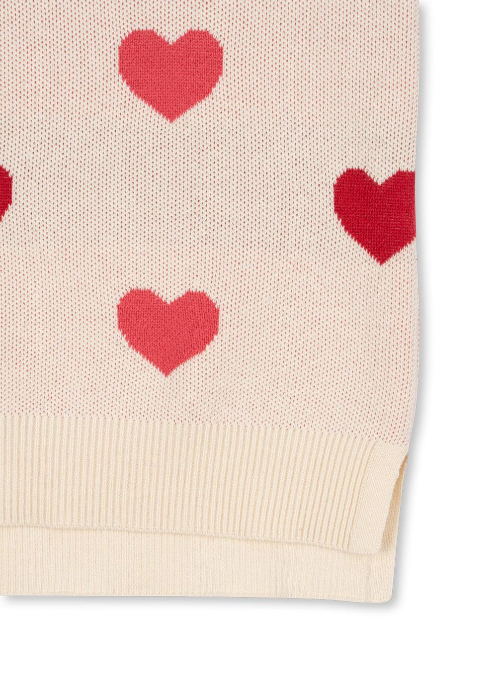 Lapis Knit Dress GOTS, Coeur Duo Pink