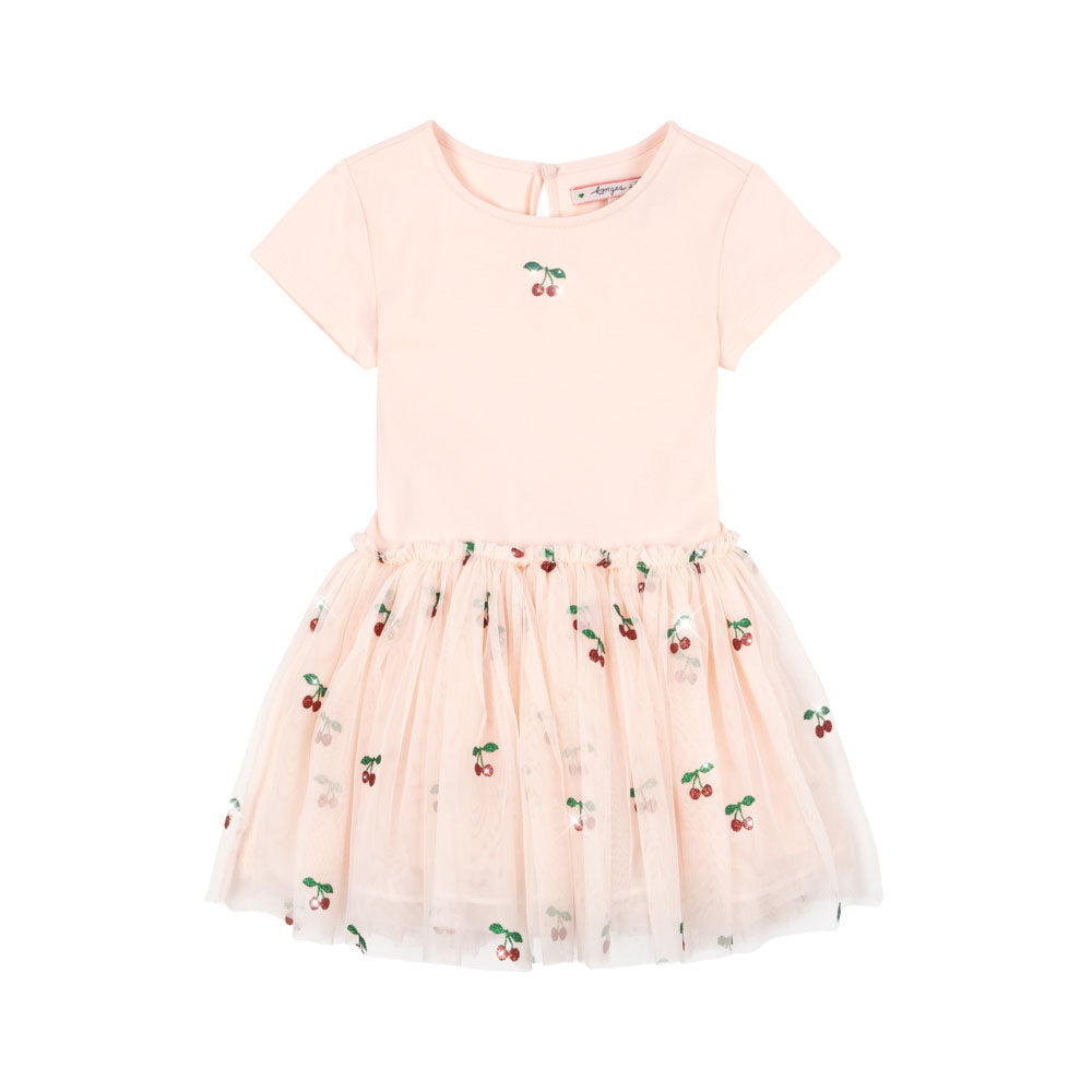 Ballerina Dress, Cherry Glitter