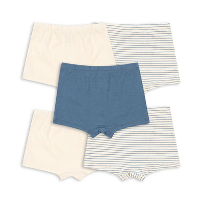 Basic 5 Pack Boy Boxers GOTS, Boy Mix Pack