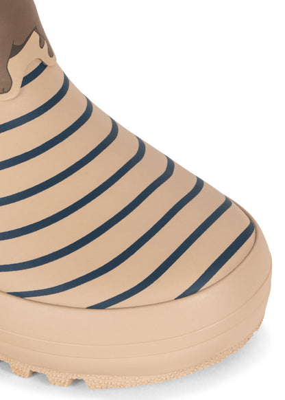 Roi Printed Rain Boots, Stripe La Mer