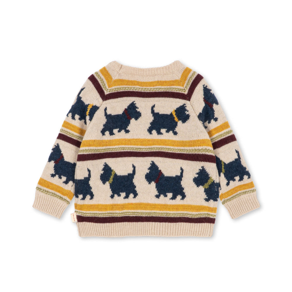 Belou Knit Sweater, Piccolo Scottie