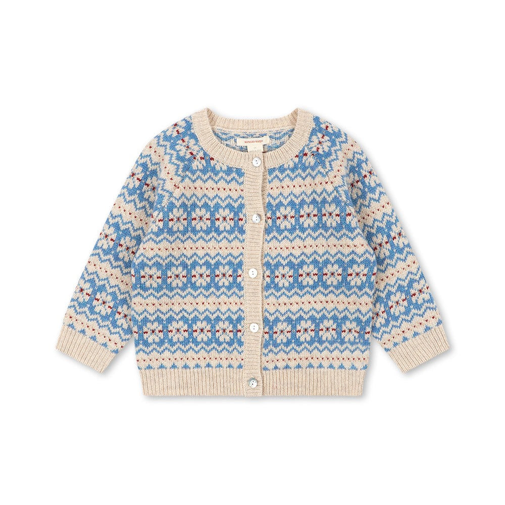 Billi Knit Cardigan, Blue Multi