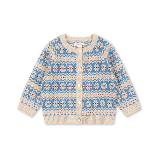 Billi Knit Cardigan, Blue Multi