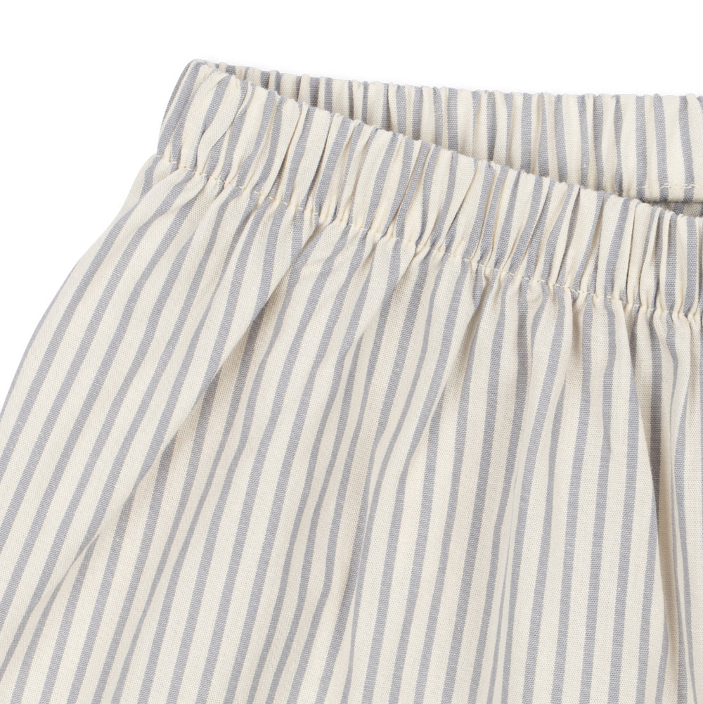 Allie Sailor Shorts GOTS, Bleu Stripe