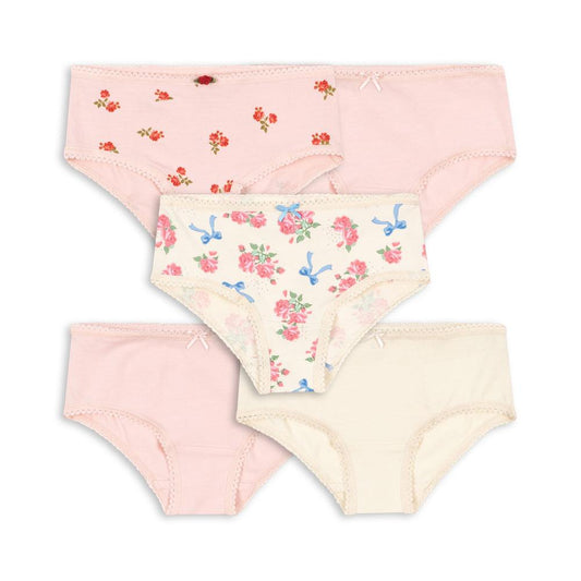 Basic 5 Pack Girl Underpants GOTS, Girl Mix Pack