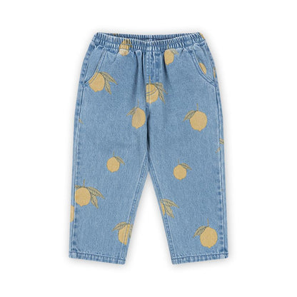 Magot Pants GOTS, Lemon Denim