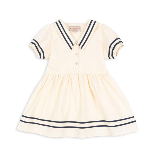 Allie Sailor Dress GOTS, Optic White