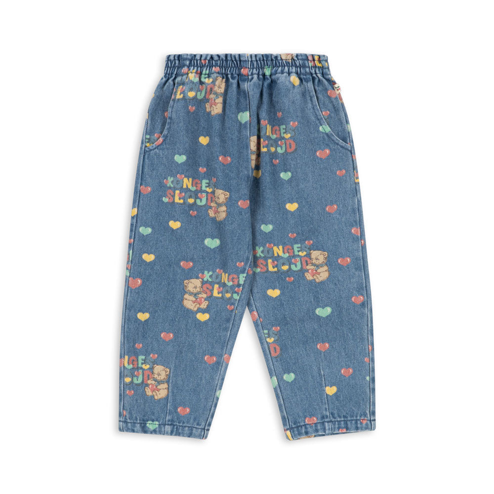 Magot Pants GOTS, Teddy Coeur