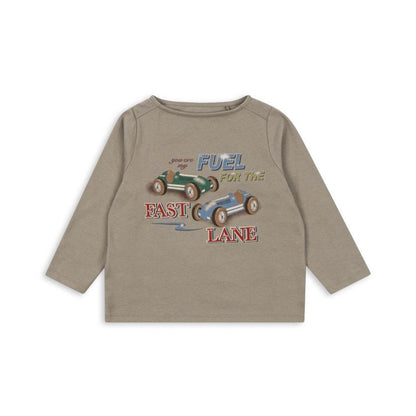 Drey LS Tee GOTS, Laurel Oak