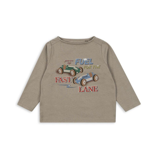 Drey LS Tee GOTS, Laurel Oak