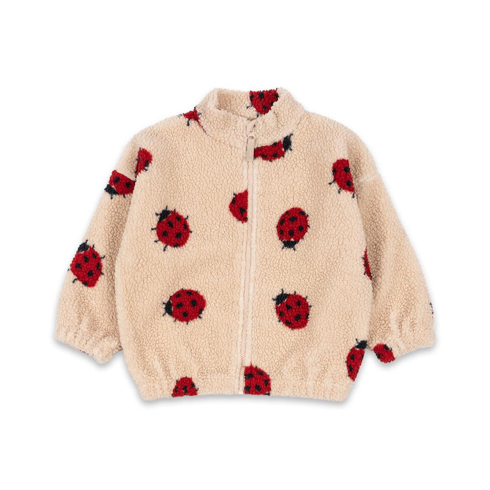 Jody Teddy Jacket GRS, Ladybug Sand