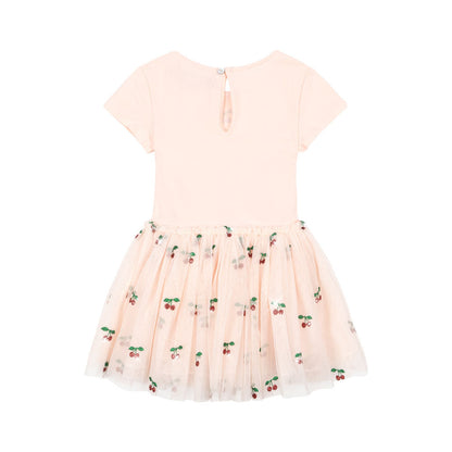 Ballerina Dress, Cherry Glitter