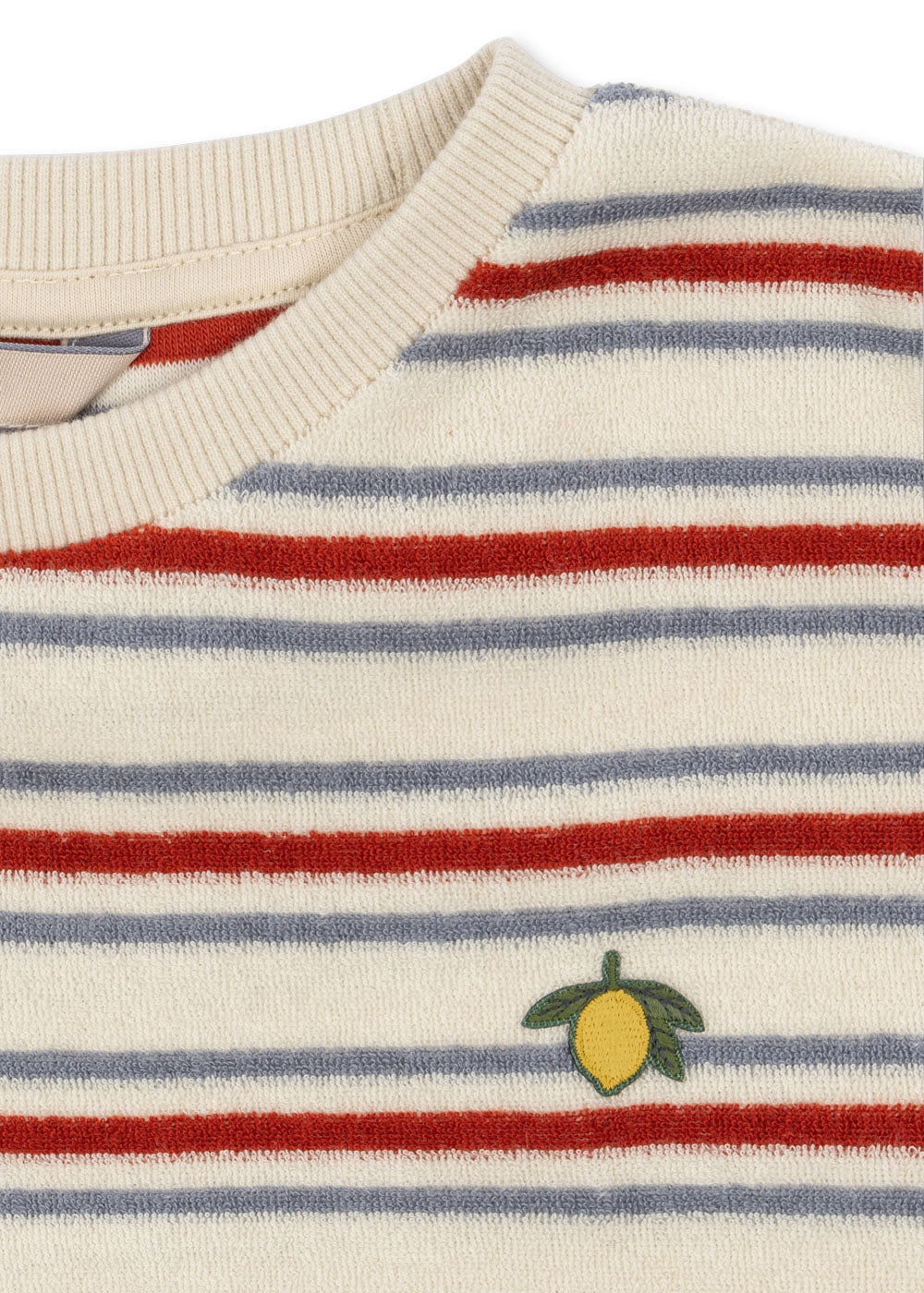 Itty Rib Sweat Shirt GOTS, Stripe Winds