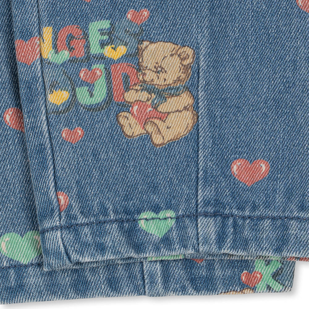Magot Pants GOTS, Teddy Coeur