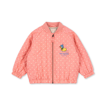 Juno Duckling Printed Bomber Jacket, Coeur Feathers