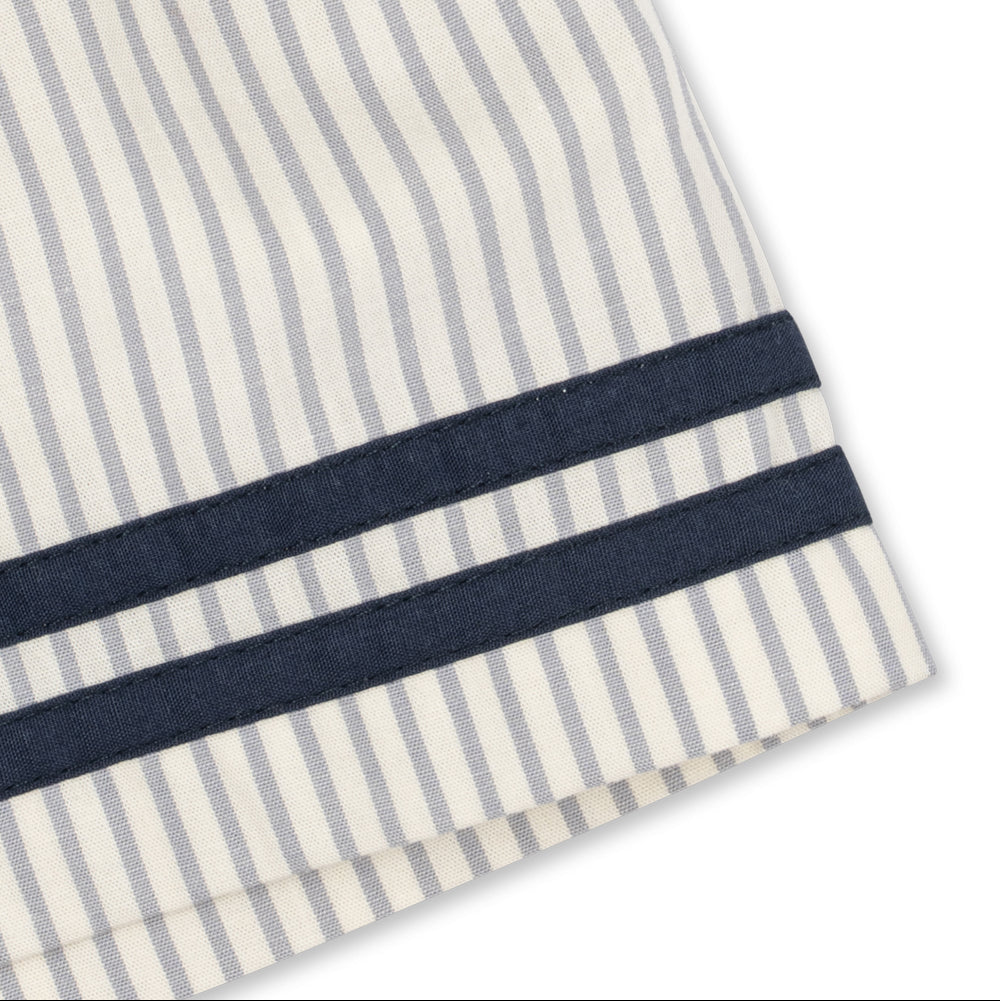Allie Sailor Shorts GOTS, Bleu Stripe