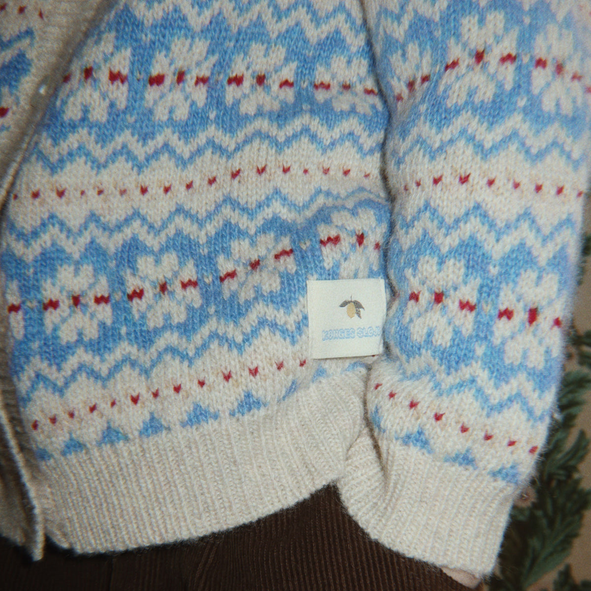 Billi Knit Cardigan, Blue Multi
