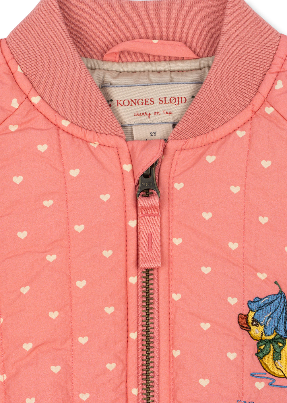 Juno Duckling Printed Bomber Jacket, Coeur Feathers