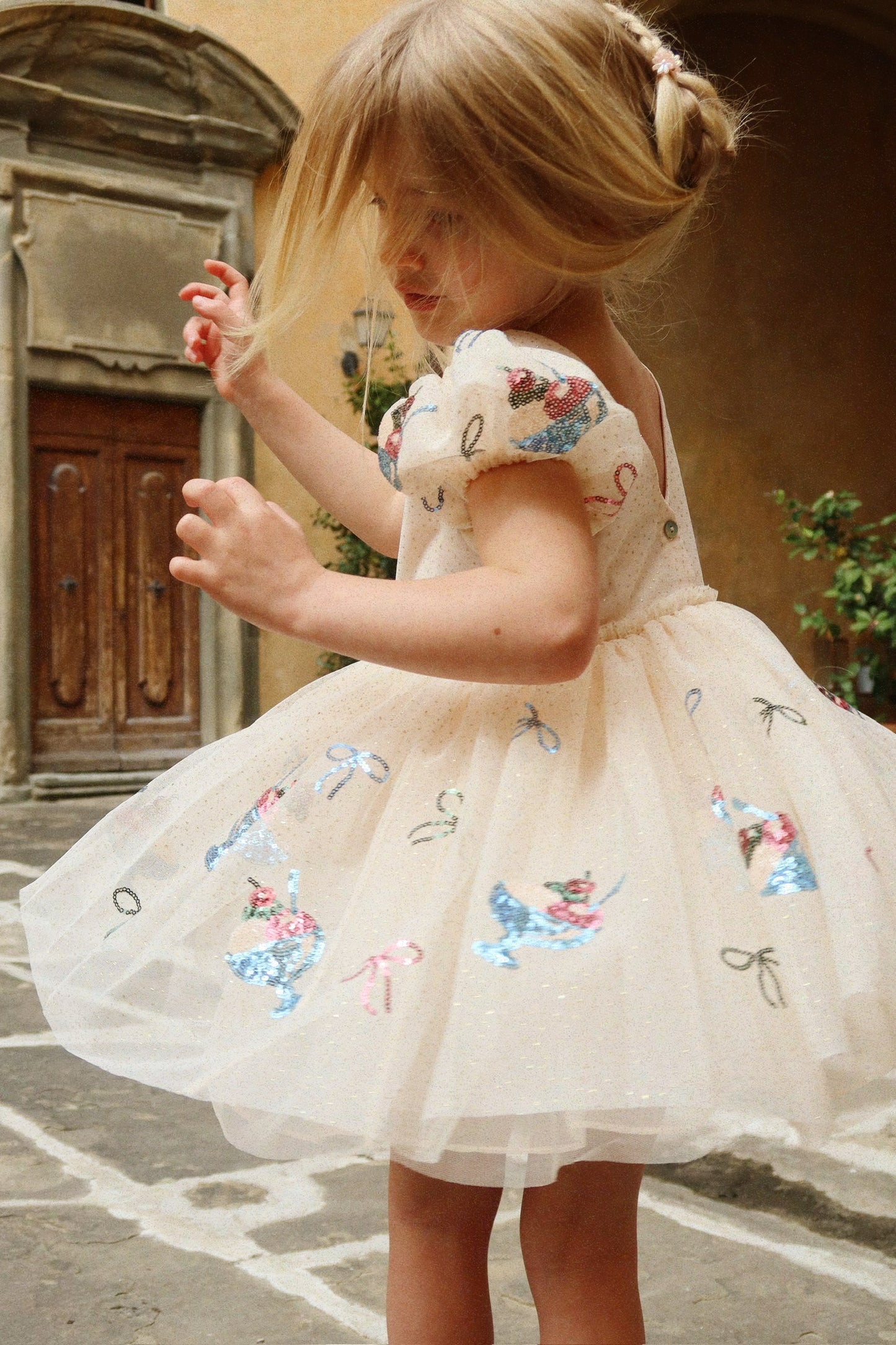 Yvonne Puff Dress, Gelato