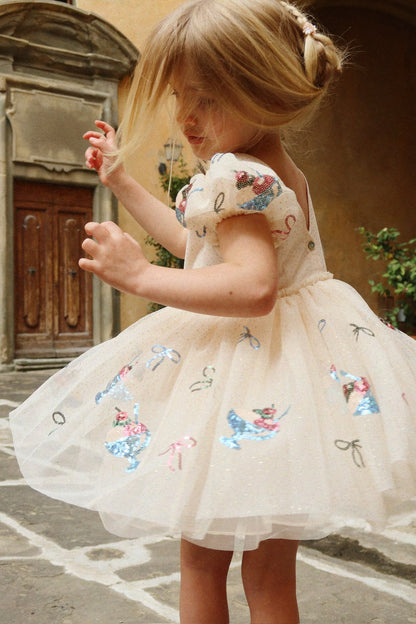 Yvonne Puff Dress, Gelato