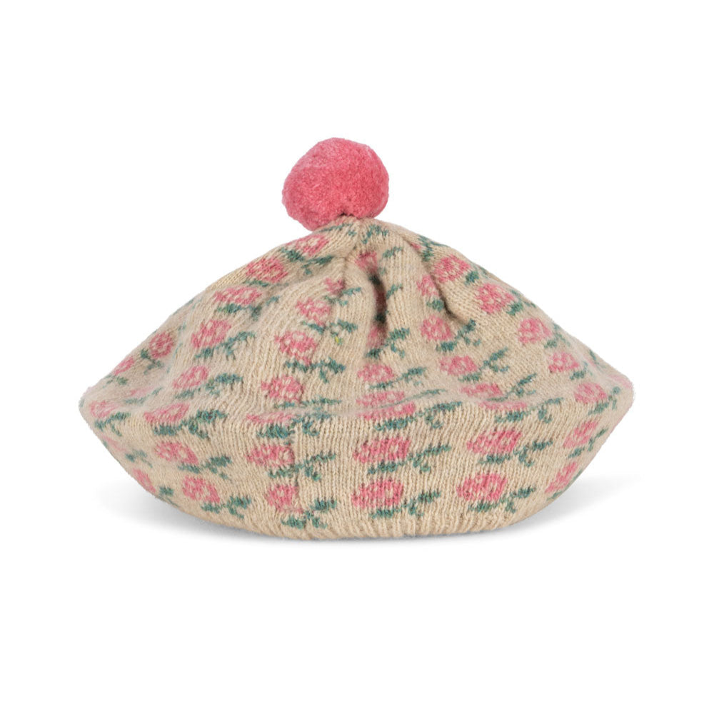 Belou Knit Beret, Rose