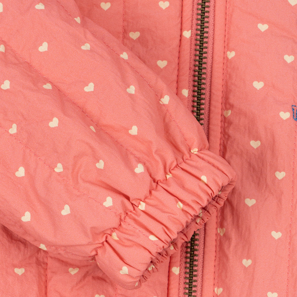 Juno Duckling Printed Bomber Jacket, Coeur Feathers