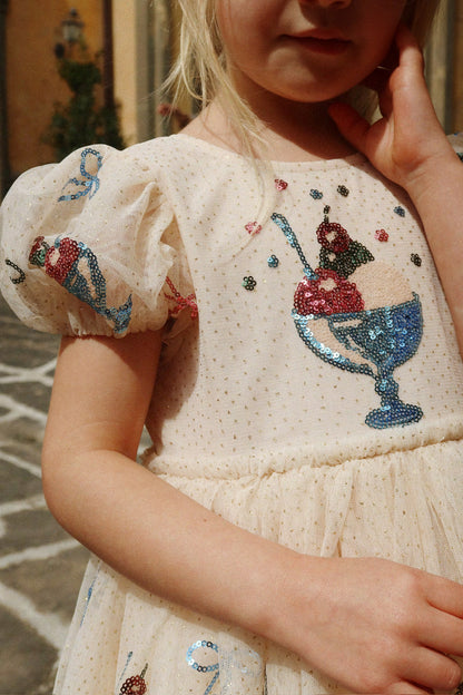 Yvonne Puff Dress, Gelato