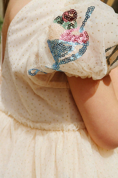 Yvonne Puff Dress, Gelato