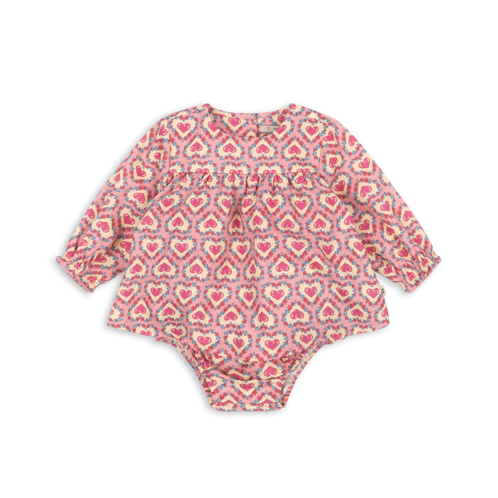 Evia Romper GOTS, Felice Rose