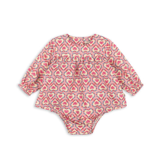 Evia Romper GOTS, Felice Rose