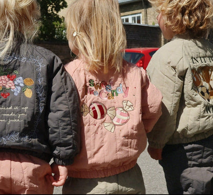Juno Bomber Jacket, Cameo Brown