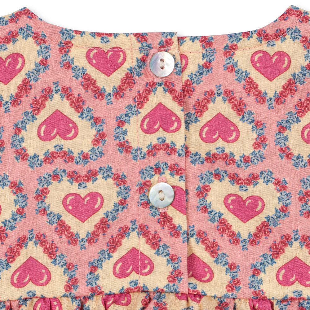 Evia Romper GOTS, Felice Rose