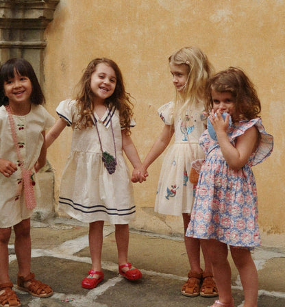 Kim Frill Dress, Snack Time