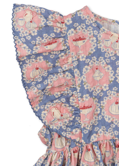 Kim Frill Dress, Snack Time