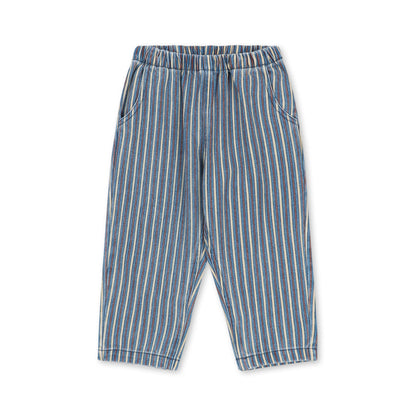 Magot Pants GOTS, Tricolore Bleu