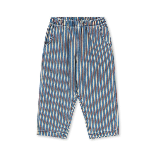 Magot Pants GOTS, Tricolore Bleu