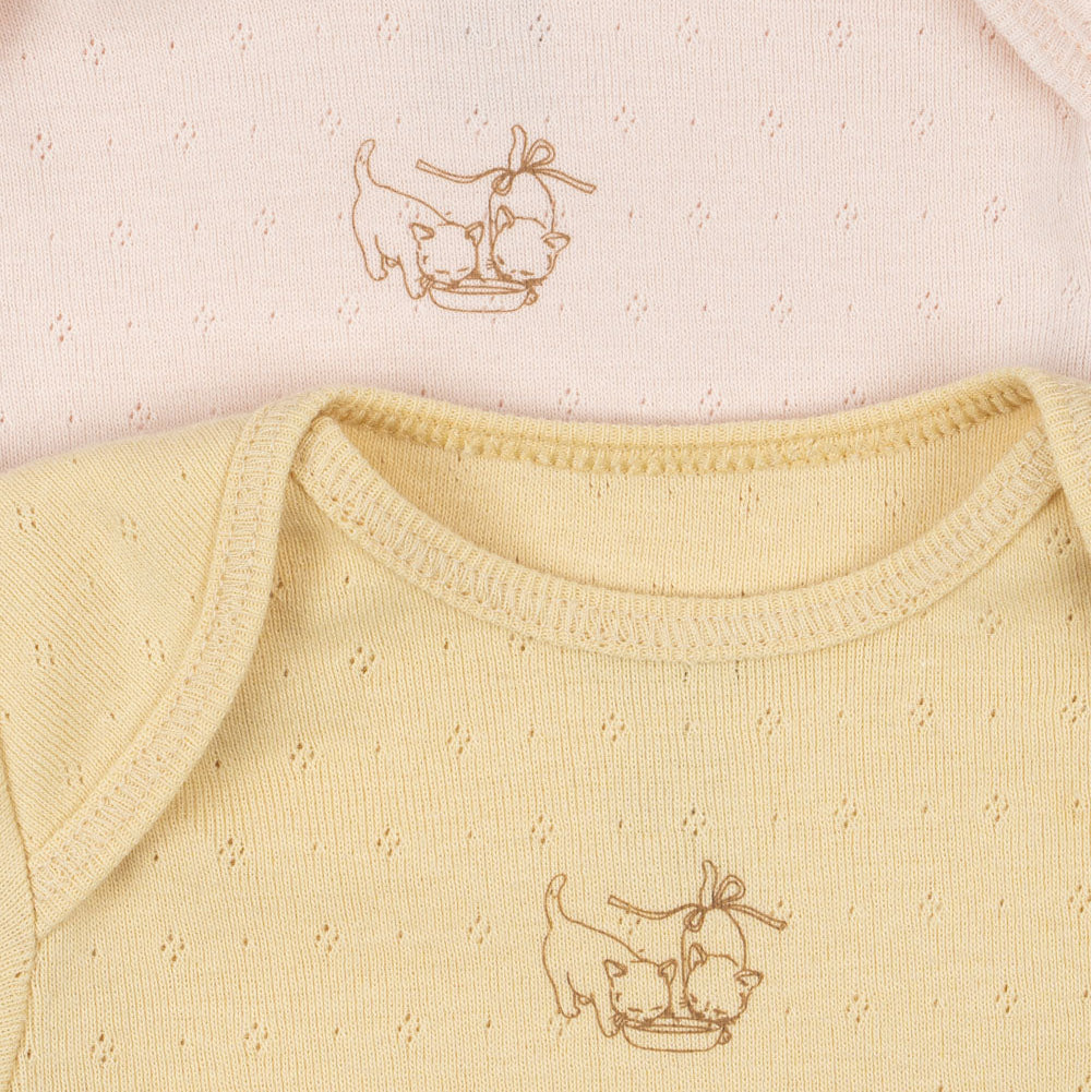 FANGA Perla 2 Pack SS Body OCS, Banana Crepe/Creole
