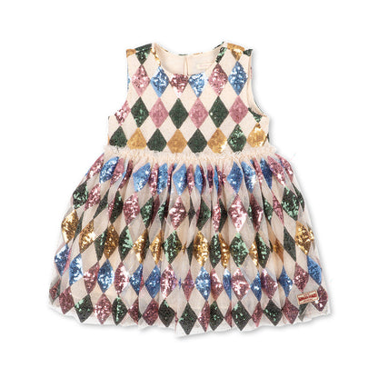 Yvonne Harlekin Dress, Harlekin Sequin