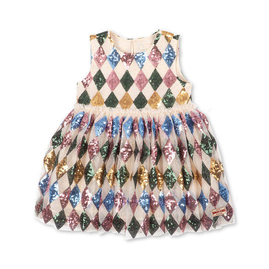 Yvonne Harlekin Dress, Harlekin Sequin