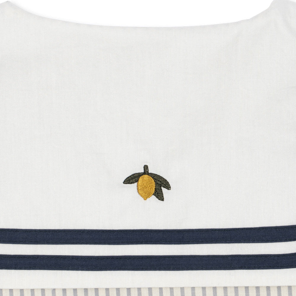 Allie Sailor Shirt GOTS, Bleu Stripe